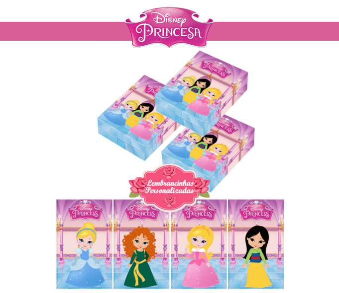 Lembrancinha Princesas Disney Jogo da Memória