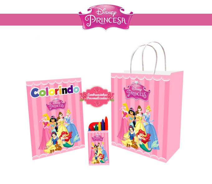 Kit Colorir Princesas Disney Baby Cute + Brindes