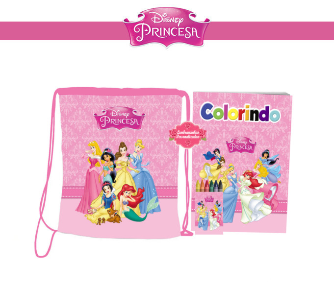 Livrinho de Colorir Princesas da Disney 