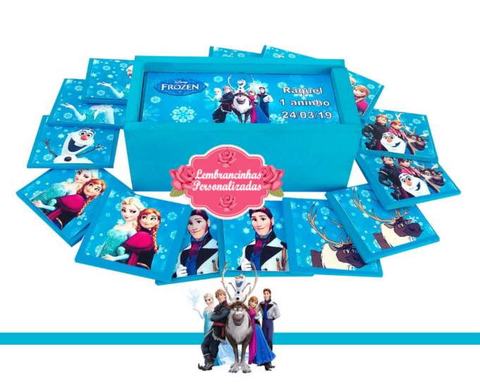 Jogo de mémoria personalizado Frozen – Artesanato Minas