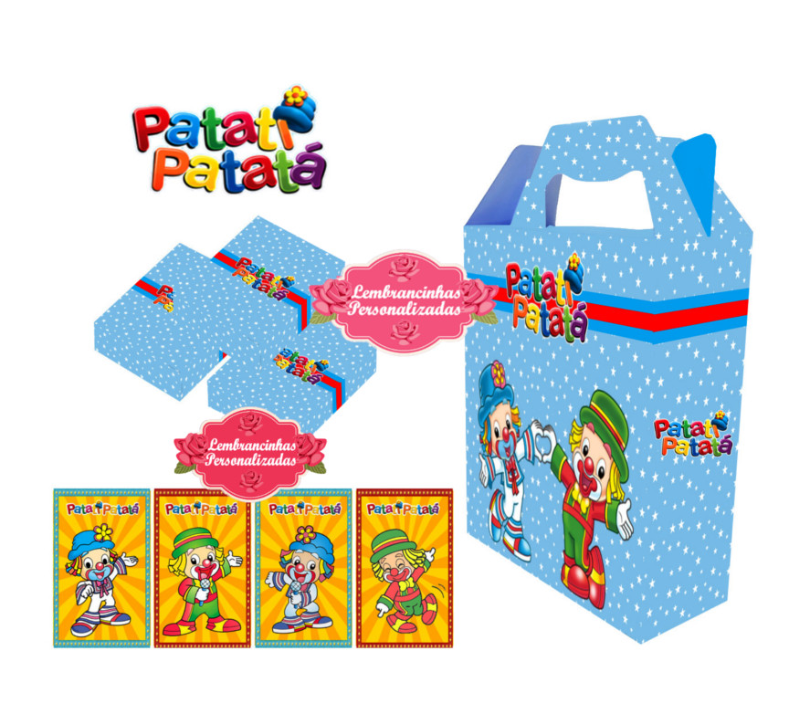 lembrancinha kit festa do patati patata