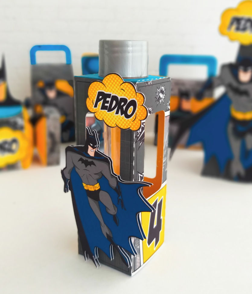 Caixa Porta Tubetes do batman -