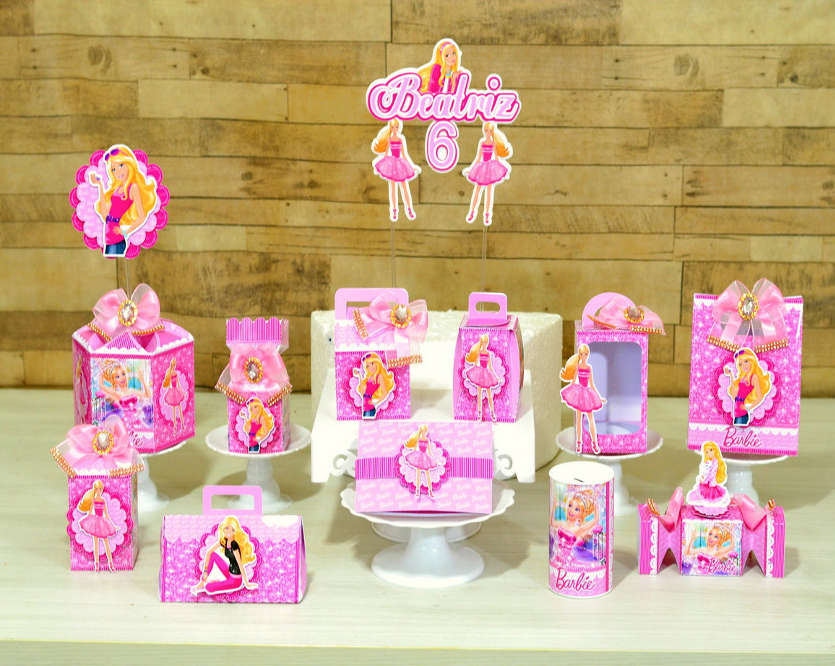 Festa infantil barbie maquiagem  Produtos Personalizados no Elo7