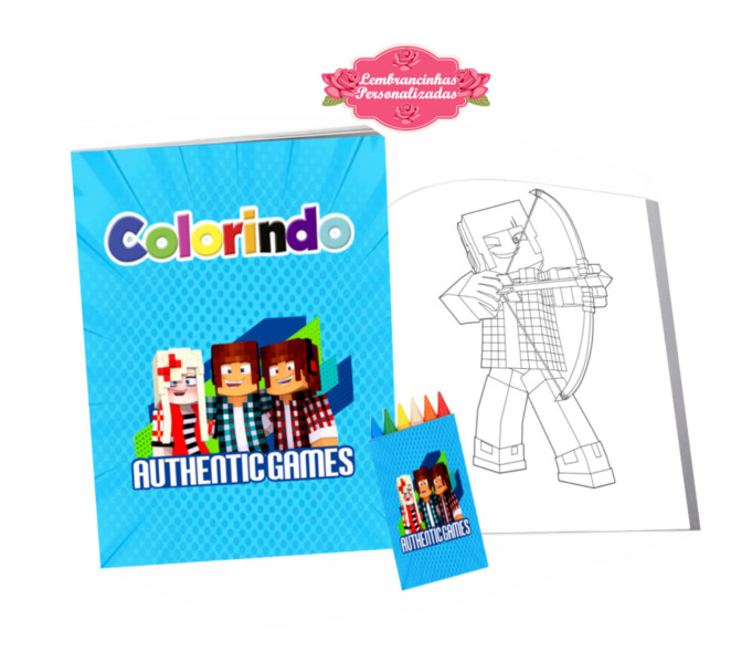 Desenhos de colorir(caixa com giz de cera)-Minecraft