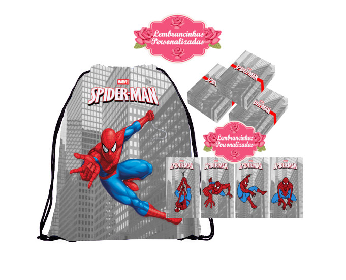 Lembrancinha Licenciada - Jogo Quebra-cabeça Spider Man - 1 Un