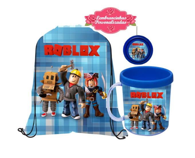 Kit de Lembrancinhas para festas no tema Roblox (6 modelos), Unidunitê