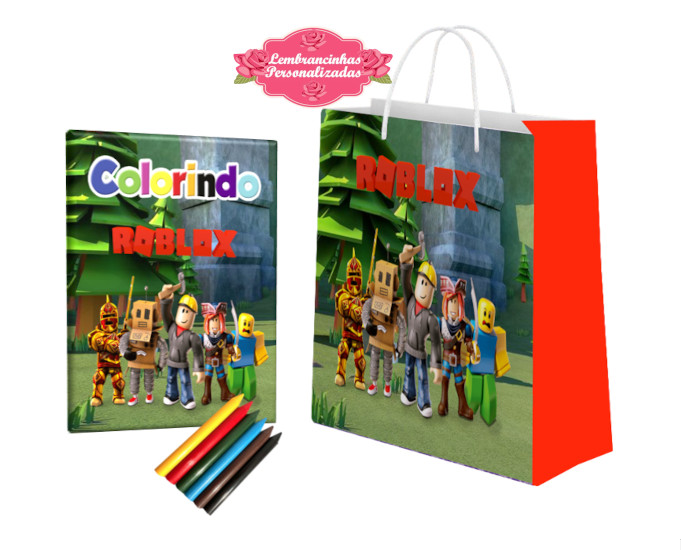 Livro de colorir Roblox lembrancinha - Digion Paper - Kit de Colorir -  Magazine Luiza